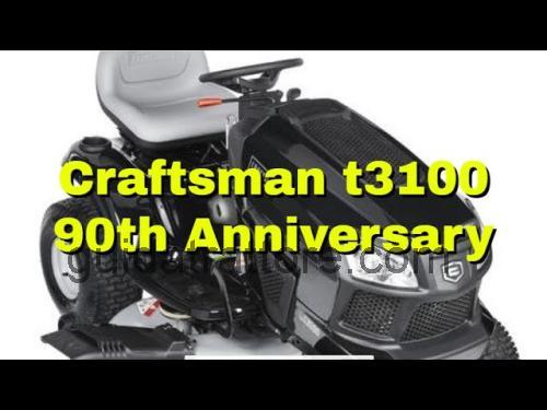 Craftsman T3100 scheda tecnica 